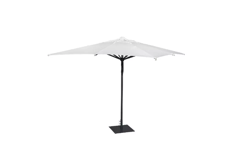 witte en zwarte parasol huren 