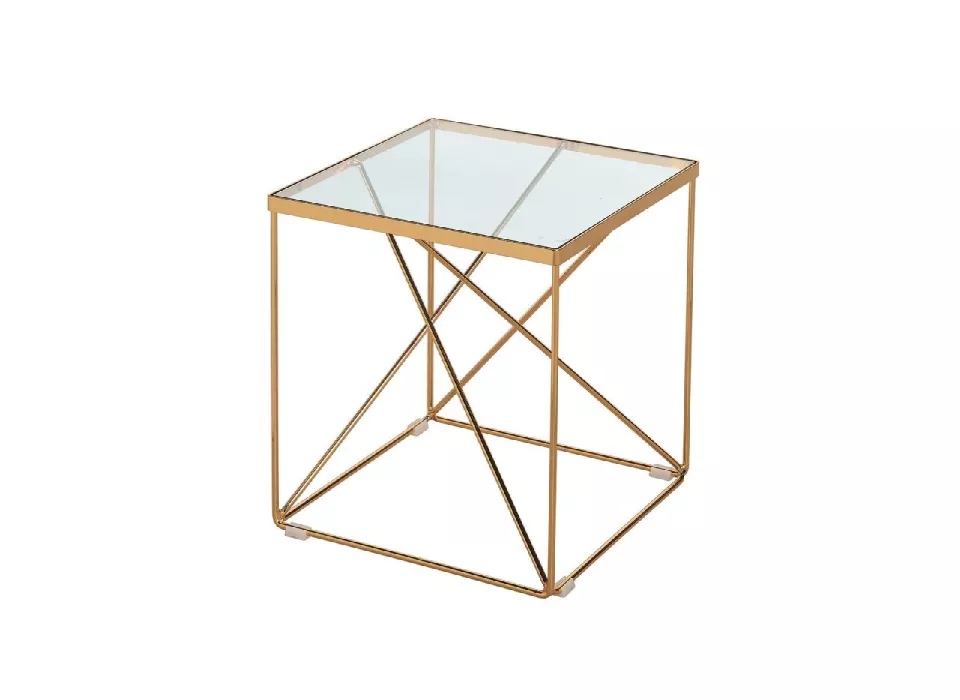 gouden glazen tafel huren